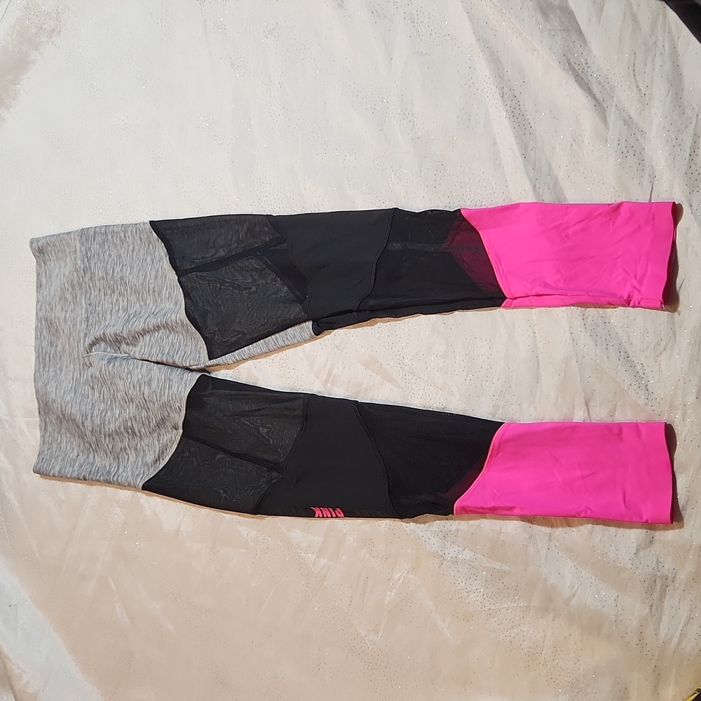 Pink victoria secret leggins for women size S